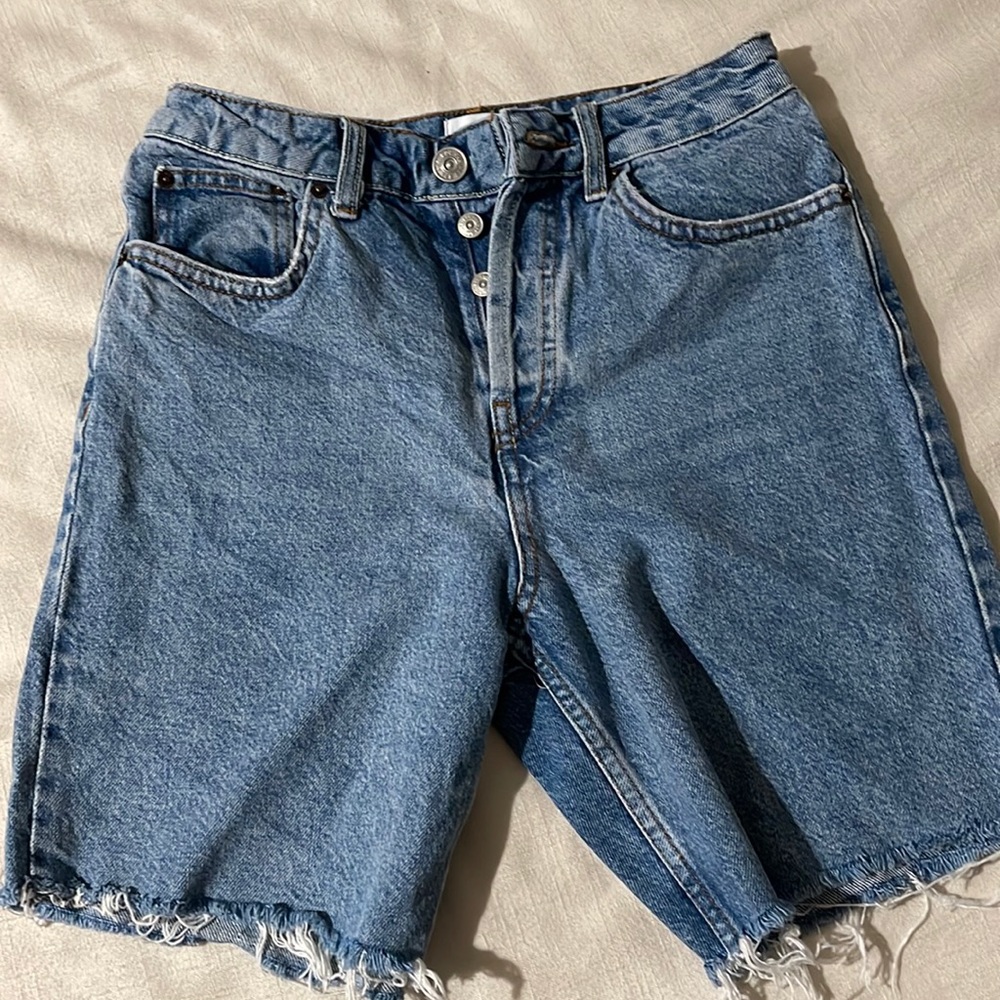 Denim shorts